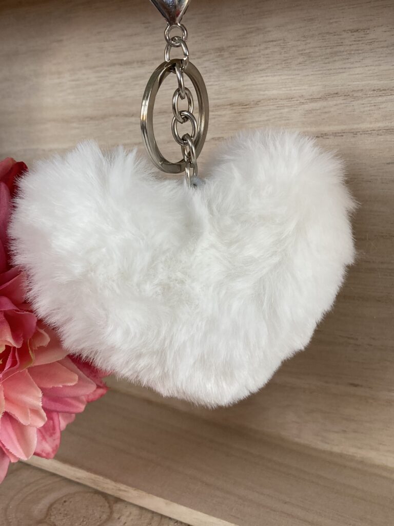 Sleutelhanger Fluffy Hart