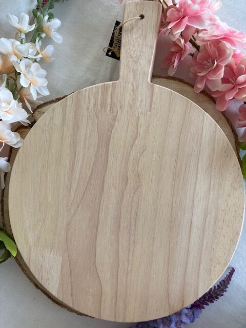 Houten snijplank rond