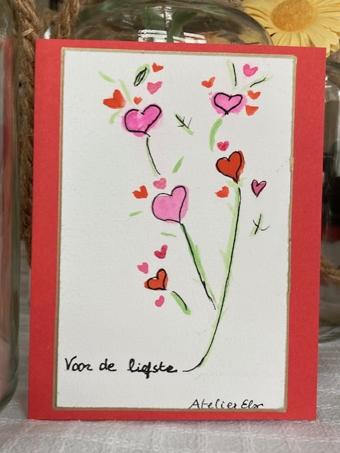 Kaartje 'Voor de liefste'