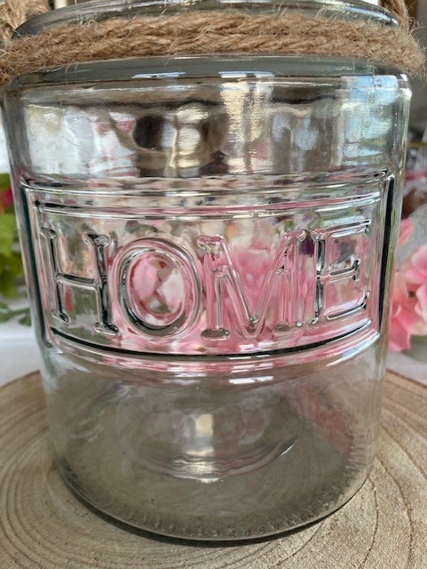 Windlicht 'Home' met kaars