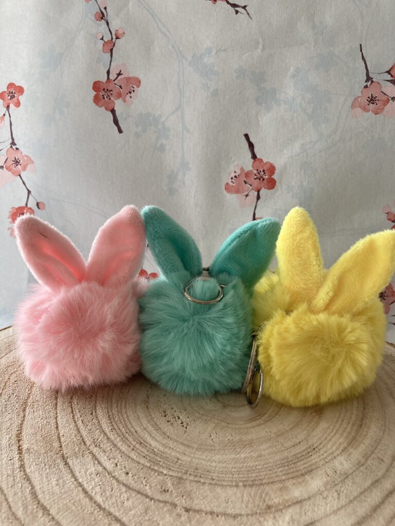 Fluffy sleutelhanger Konijn