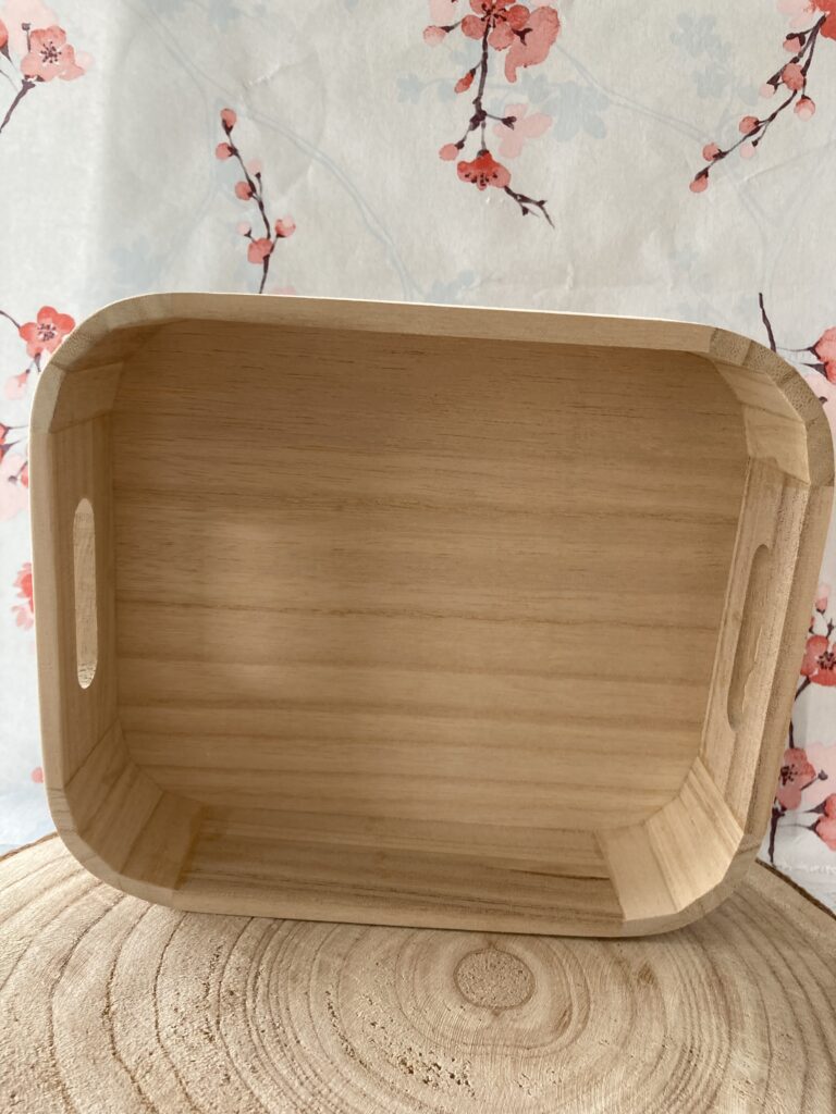 Houten bakjes