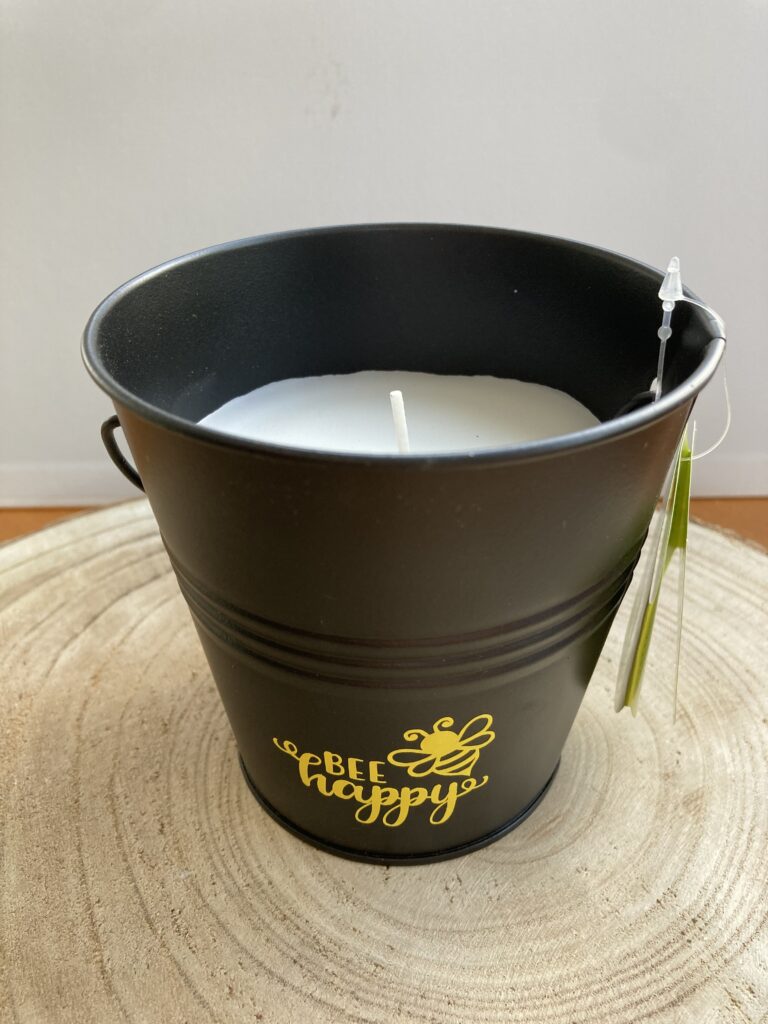 Citronellakaars Bee Happy