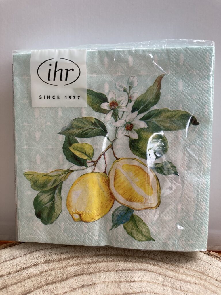 Servetten citroenen