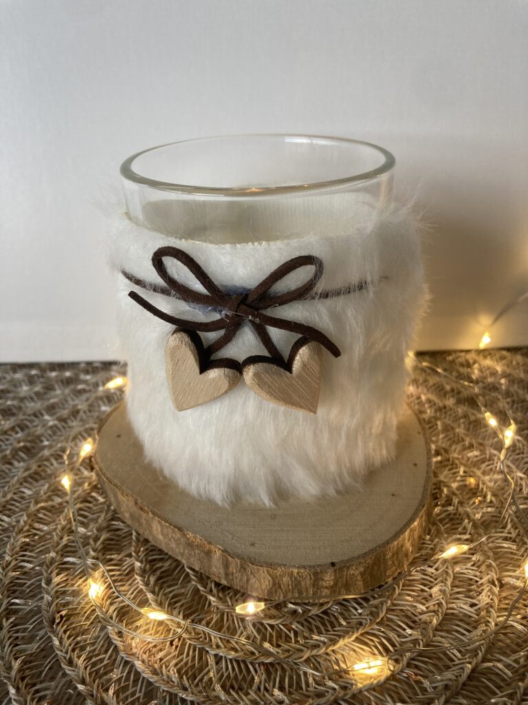 Theelichthouder Plush Hartjes