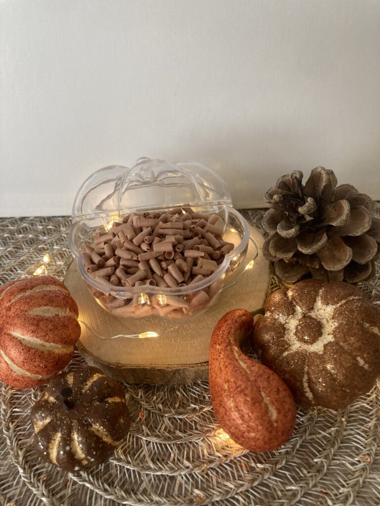 Plexi pompoen met scentfetti 'Apples & Autumn'